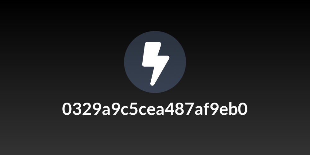 0329a9c5cea487af9eb0