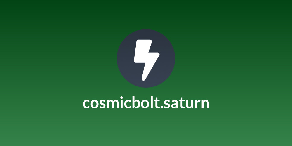 cosmicbolt.saturn