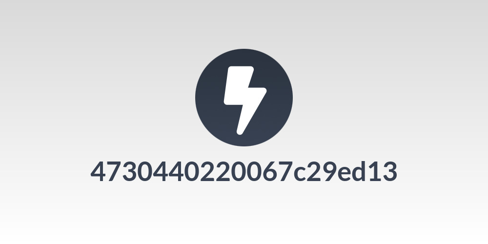 4730440220067c29ed13