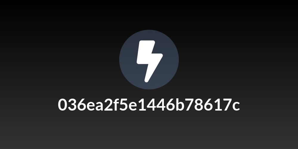 036ea2f5e1446b78617c