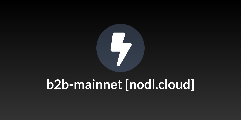 b2b-mainnet [nodl.cloud]