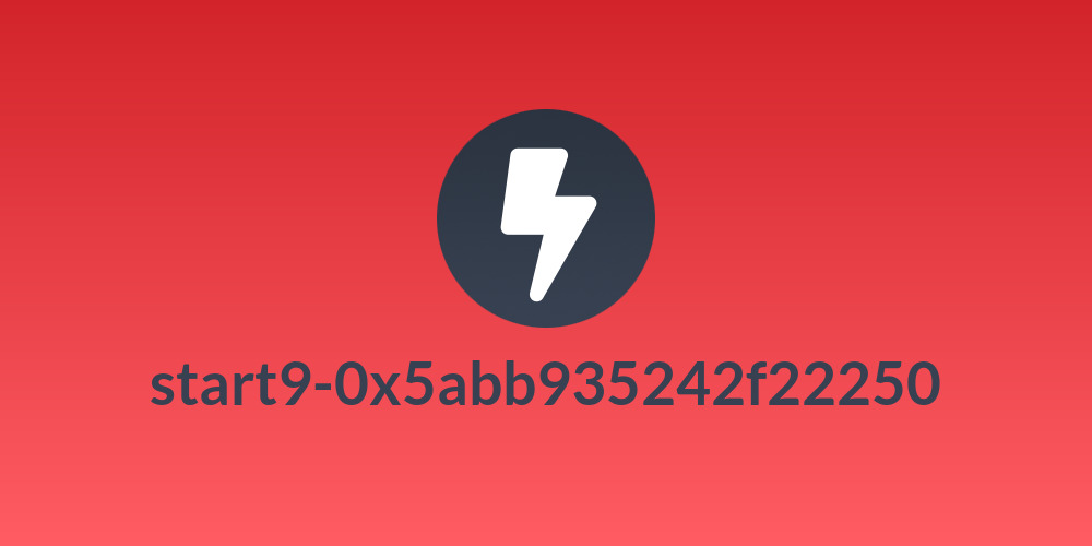 start9-0x5abb935242f22250