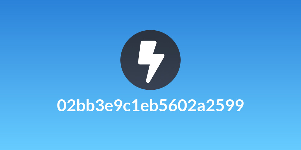 02bb3e9c1eb5602a2599