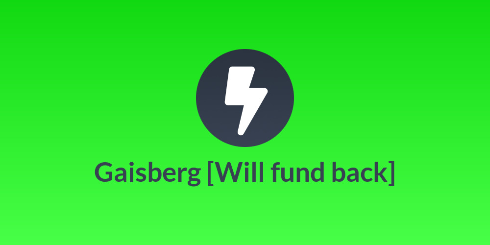 Gaisberg [Will fund back]