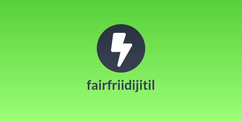 fairfriidijitil