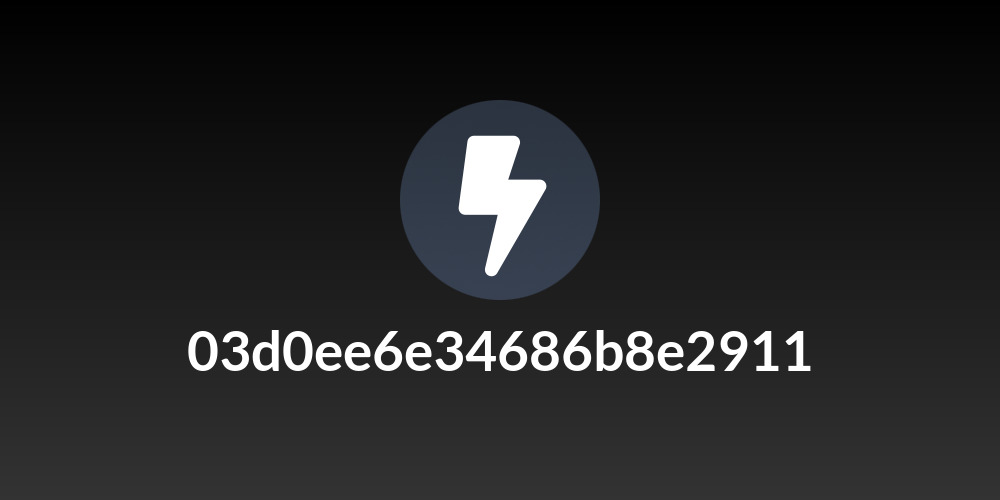 03d0ee6e34686b8e2911