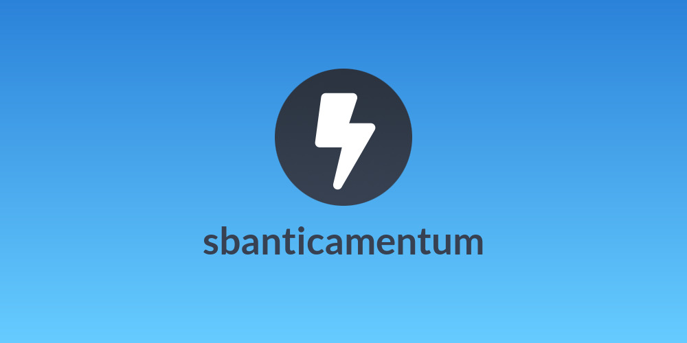 sbanticamentum