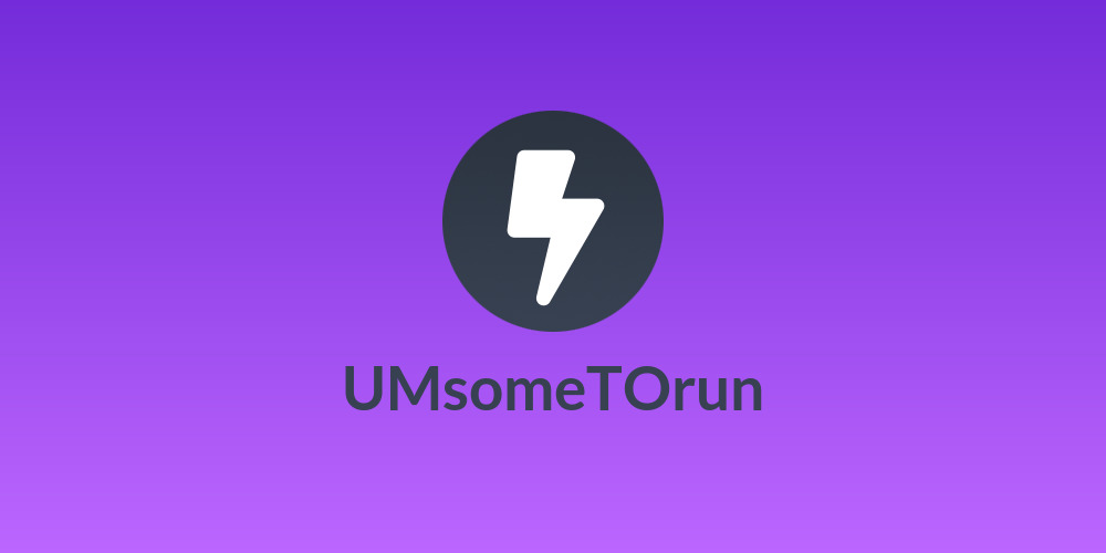 UMsomeTOrun