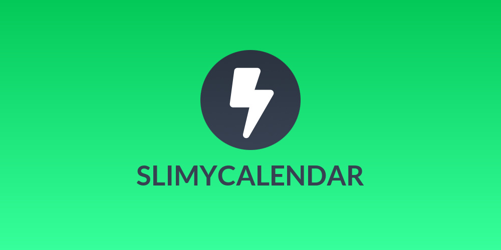 SLIMYCALENDAR
