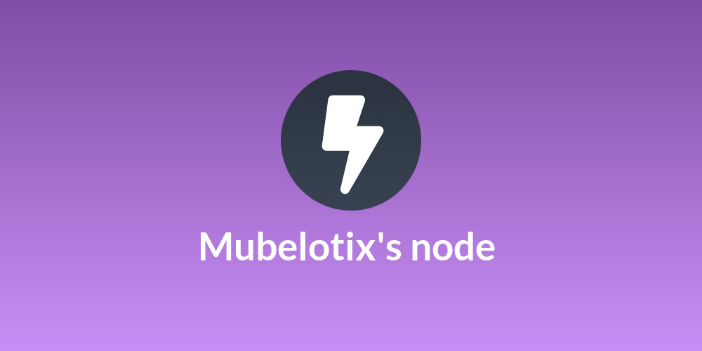 Mubelotix's node 🦀🐧