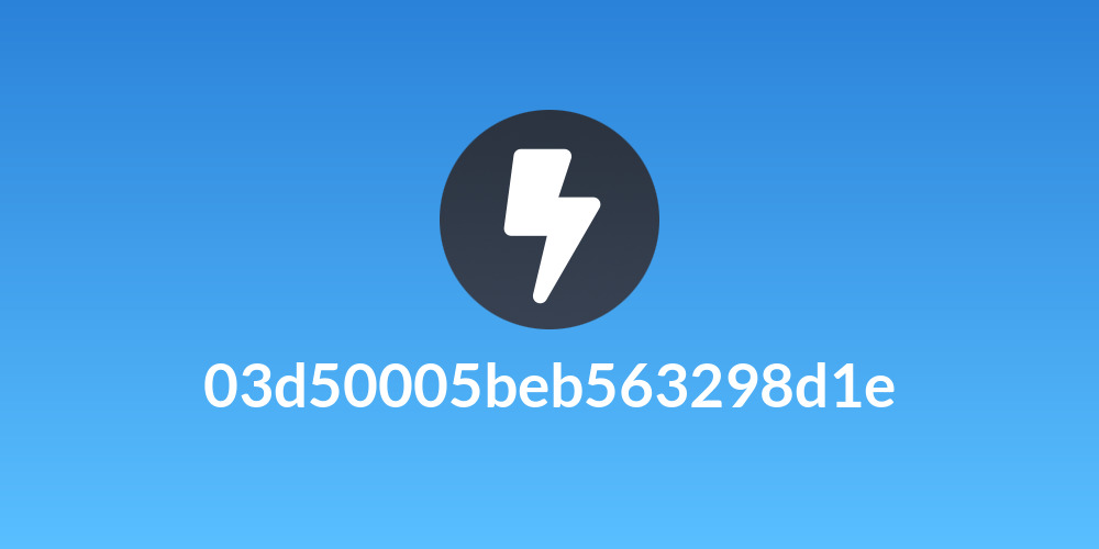 03d50005beb563298d1e