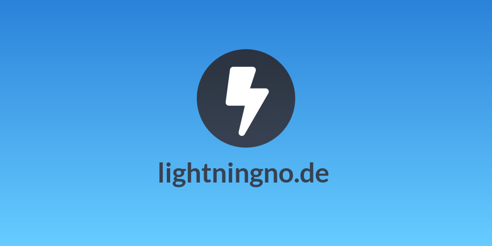 lightningno.de ⚡