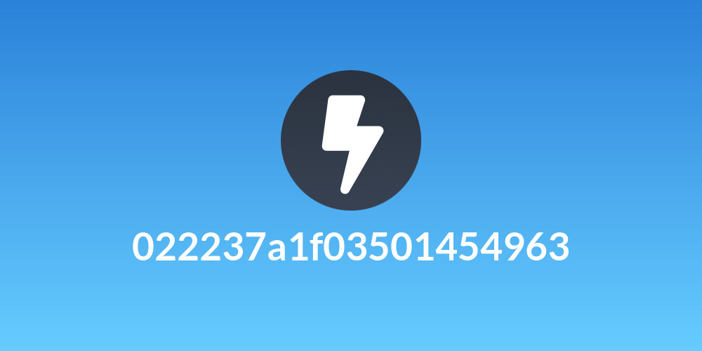 022237a1f03501454963