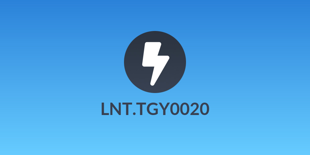 LNT.TGY0020