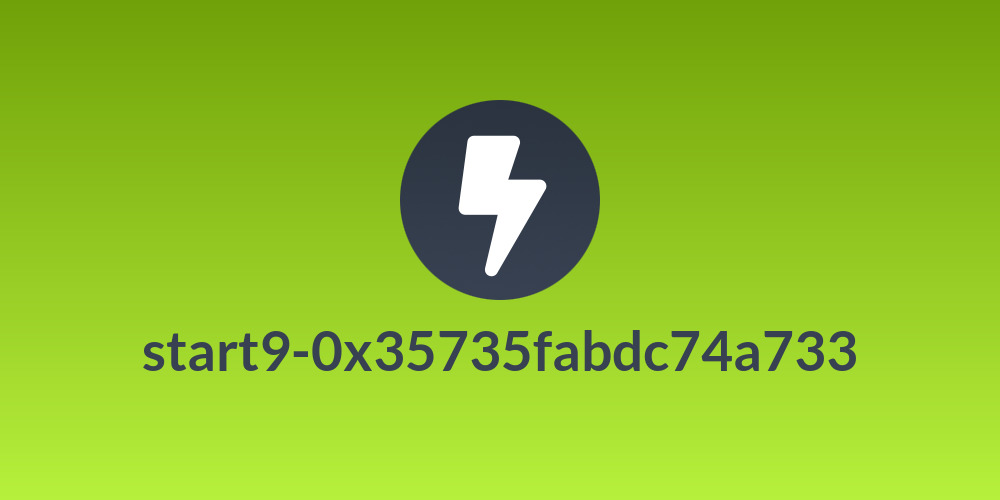 start9-0x35735fabdc74a733