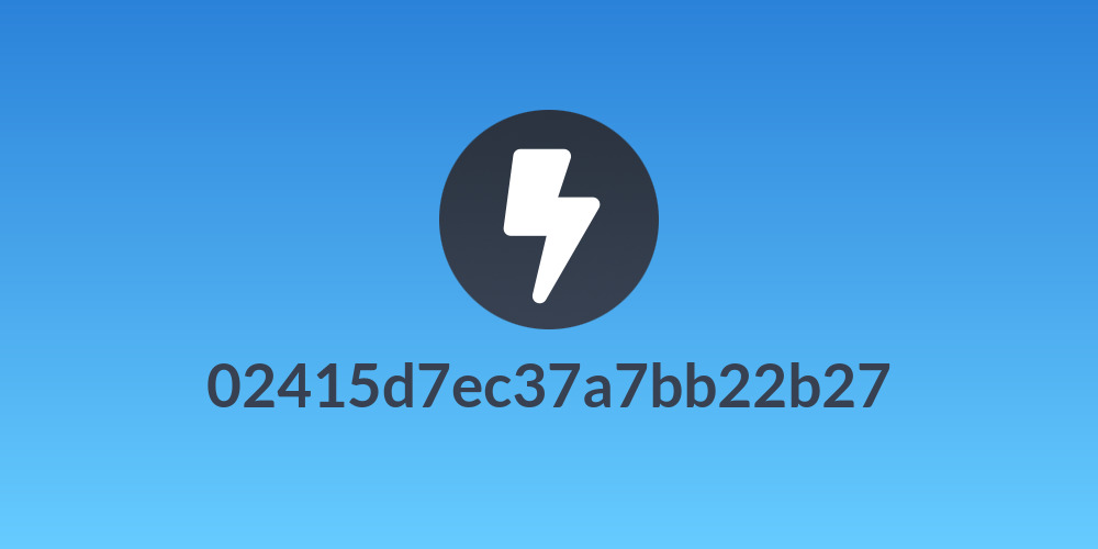 02415d7ec37a7bb22b27