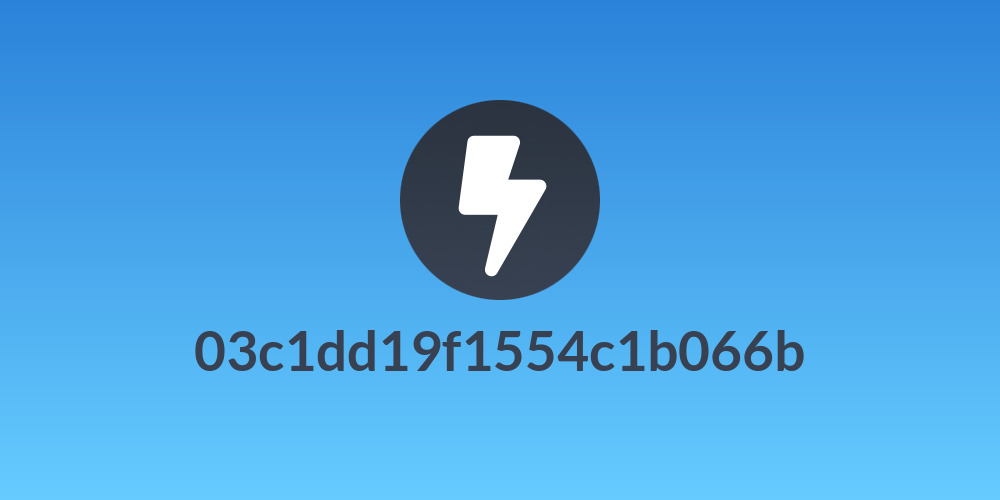 03c1dd19f1554c1b066b