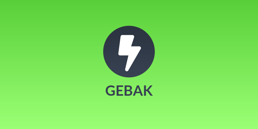 GEBAK