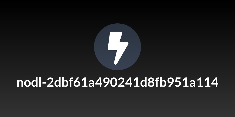 nodl-2dbf61a490241d8fb951a114