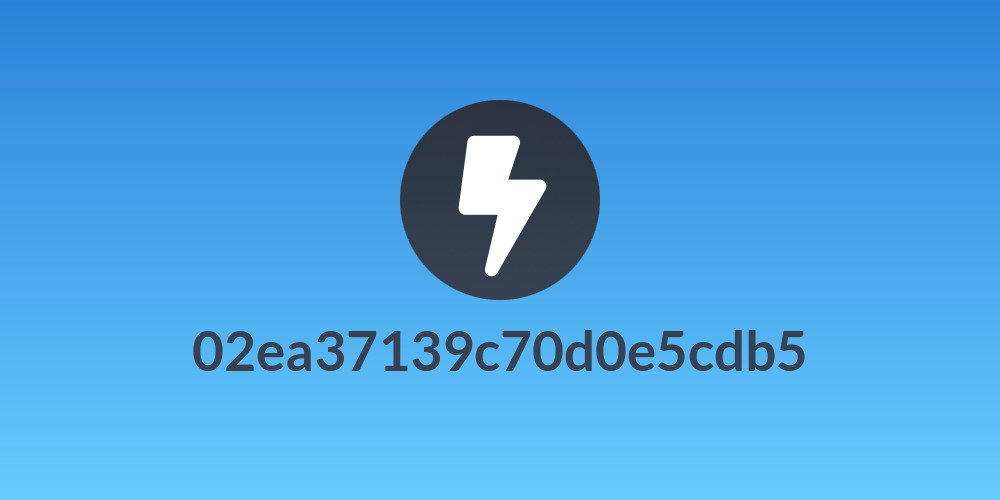 02ea37139c70d0e5cdb5