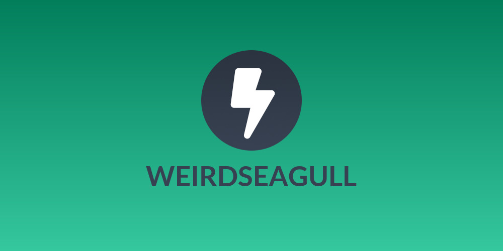 WEIRDSEAGULL
