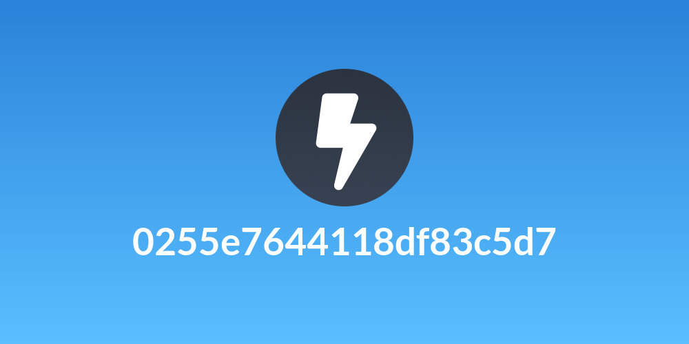 0255e7644118df83c5d7