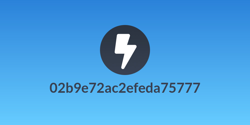 02b9e72ac2efeda75777