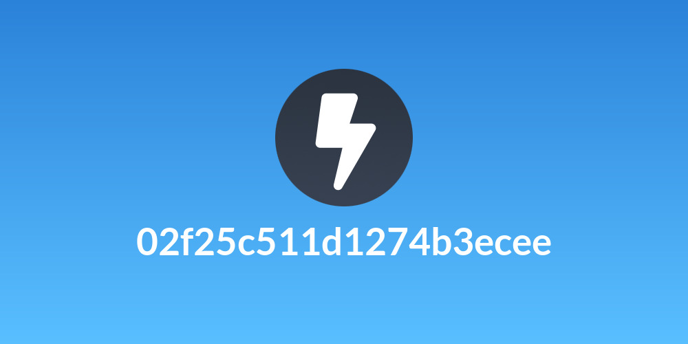 02f25c511d1274b3ecee