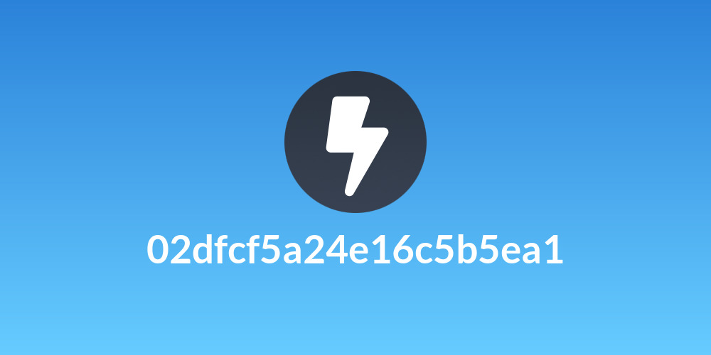 02dfcf5a24e16c5b5ea1