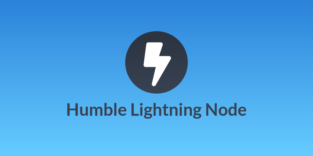 Humble Lightning Node