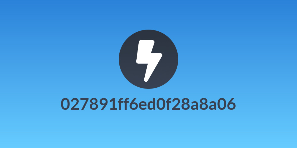 027891ff6ed0f28a8a06