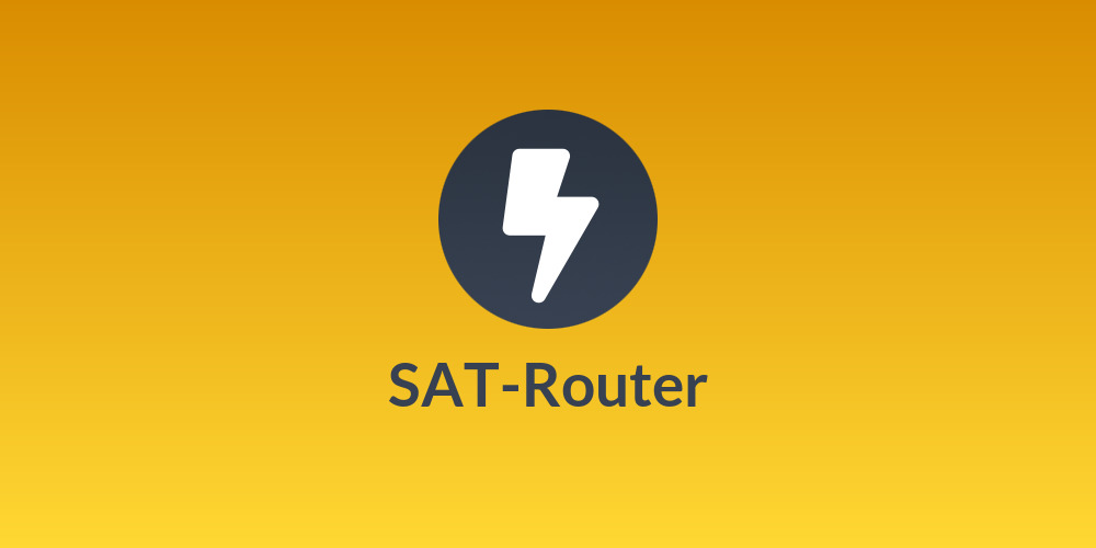 SAT-Router☂