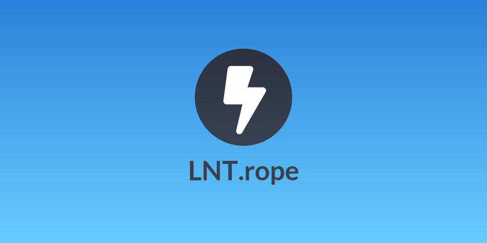 LNT.rope
