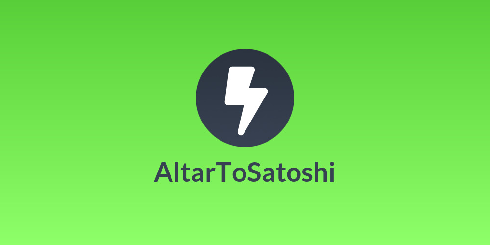 AltarToSatoshi