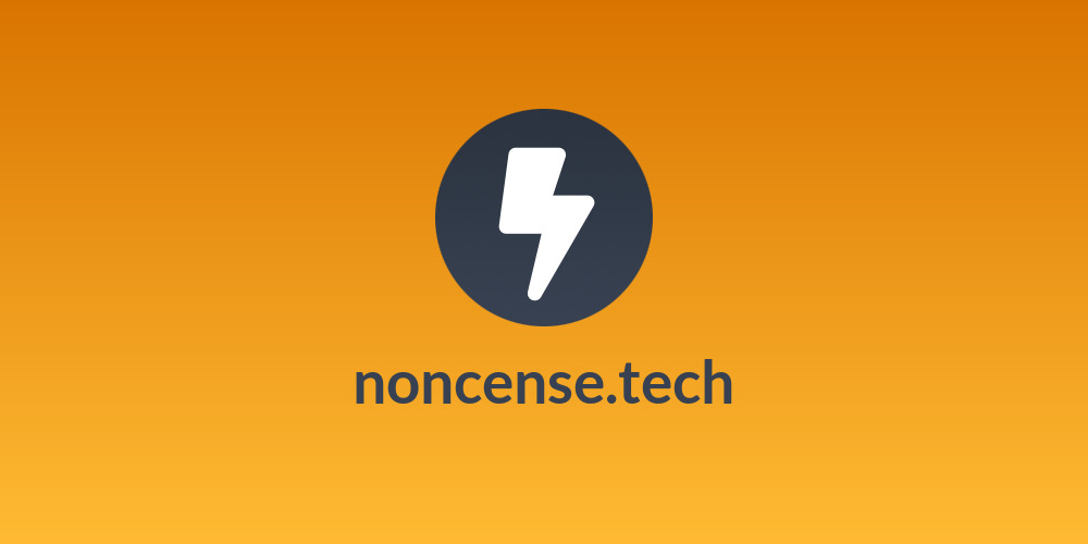 noncense.tech