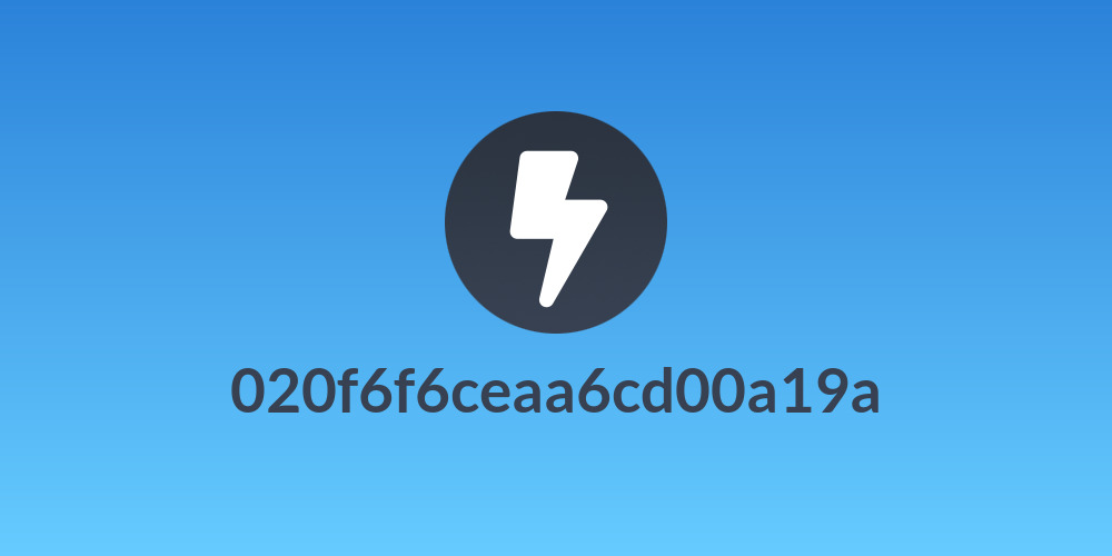 020f6f6ceaa6cd00a19a