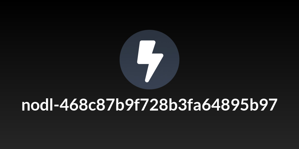 nodl-468c87b9f728b3fa64895b97