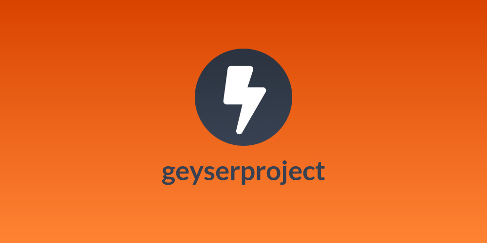 geyserproject