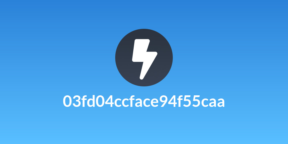 03fd04ccface94f55caa