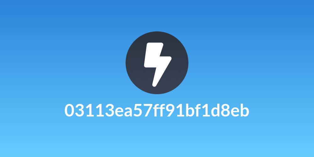 03113ea57ff91bf1d8eb