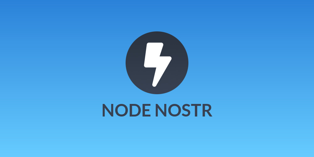 NODE NOSTR
