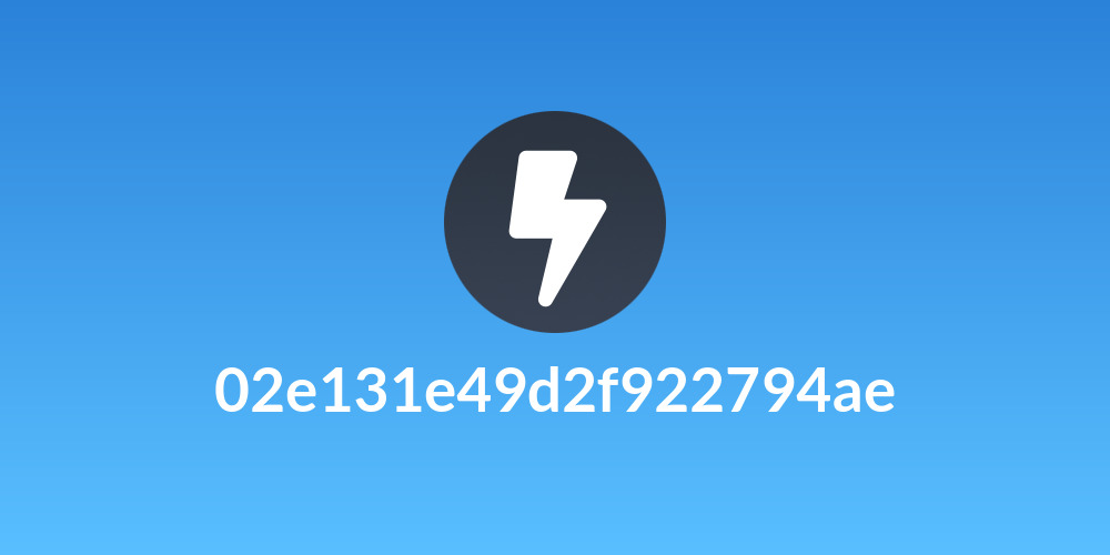 02e131e49d2f922794ae