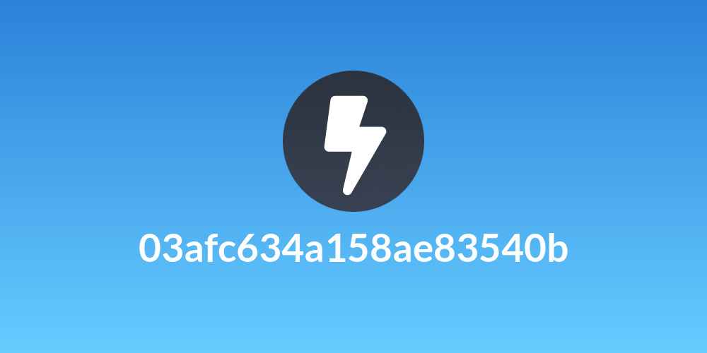 03afc634a158ae83540b