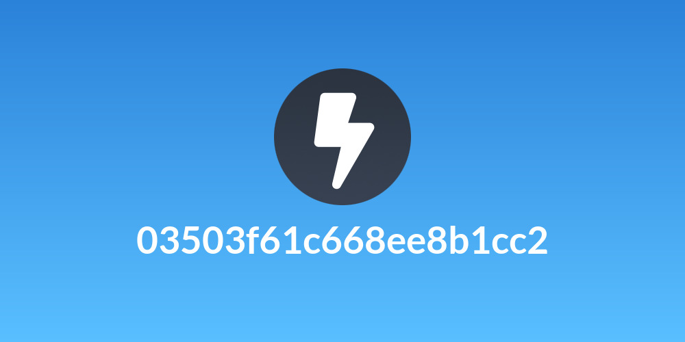 03503f61c668ee8b1cc2