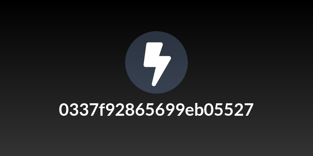 0337f92865699eb05527