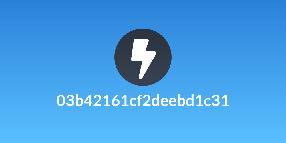 03b42161cf2deebd1c31