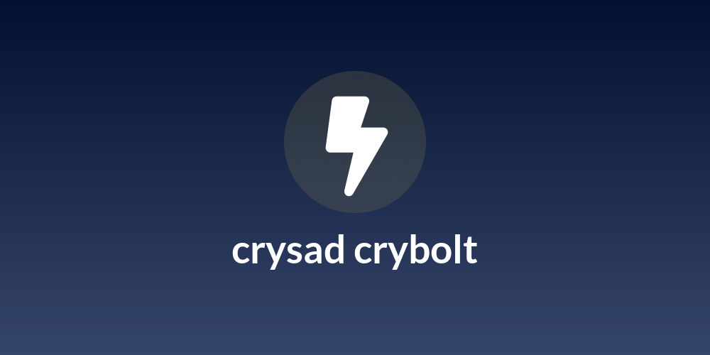 crysad crybolt