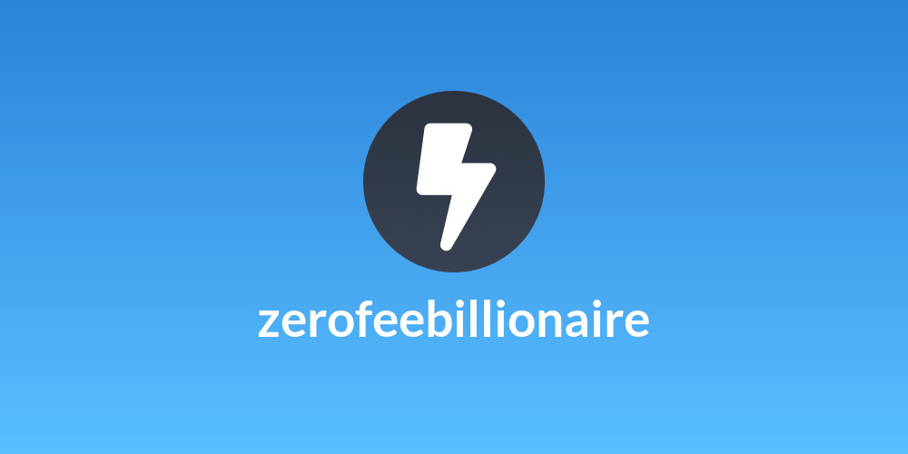 zerofeebillionaire