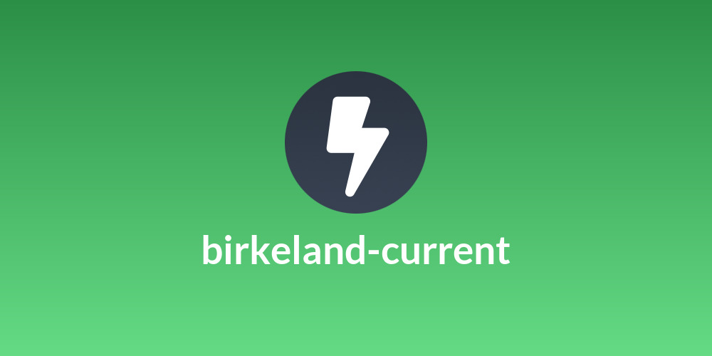 birkeland-current