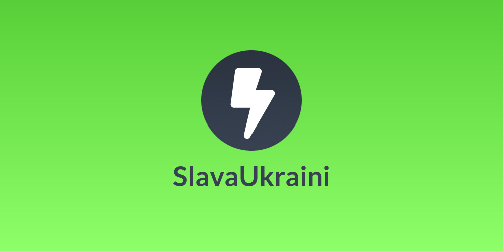 SlavaUkraini